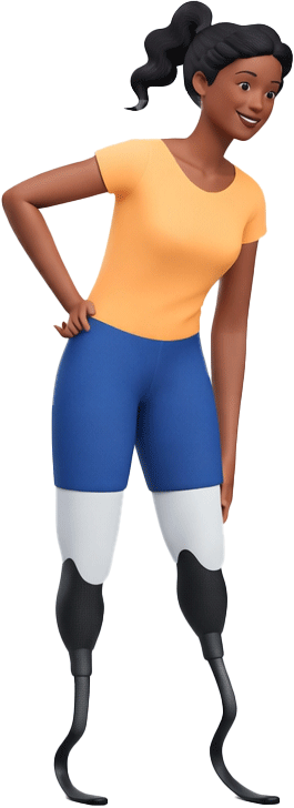 femme_nois_prothèse_jambe
